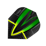 Harrows Darts Fusion  Flights  1 Set (3 Stück) gelb-grün (4404)
