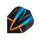Harrows Darts Fusion  Flights  1 Set (3 Stück) orange-blau (4405)