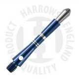 Harrows Darts Technologie Colette short 34mm Alu Schäfte 1 Set (3 Stück) blau