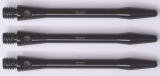 1 Set (3 Stück) schwarze 48mm medium Schäfte aluminium unifarben