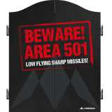 Mission Dartboard-Cabinet Area 501 Beware