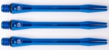 1 Set (3 Stück) blaue 48mm medium Schäfte aluminium